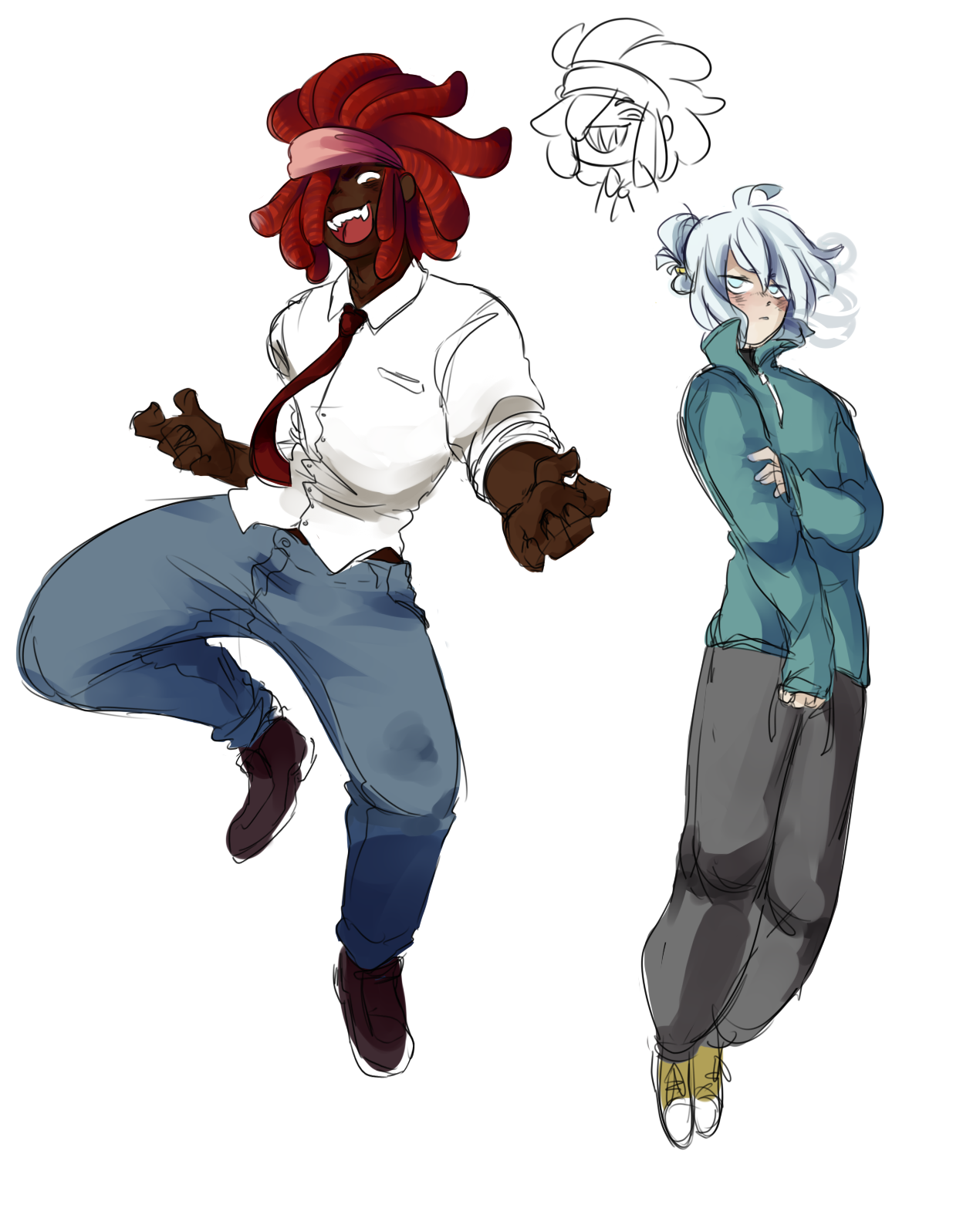 gummysquids:  also sum ocThey’re Cayenne and Yu n it’s fire and ice kinda thing 