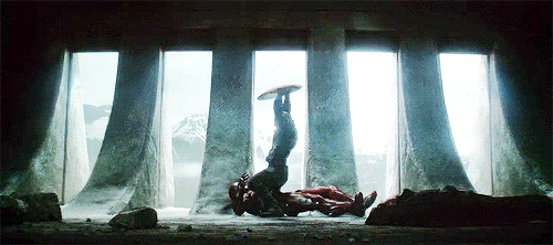 redstainedledger:  That moment Steve literally and metaphorically broke Tony’s
