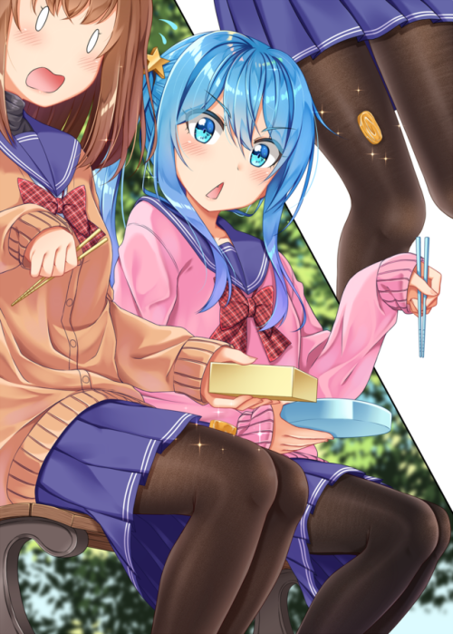 g-size: ぴったりがあるず その５  大芦蘭「(舞智のタイツに卵焼きが…！食べたい！！)」