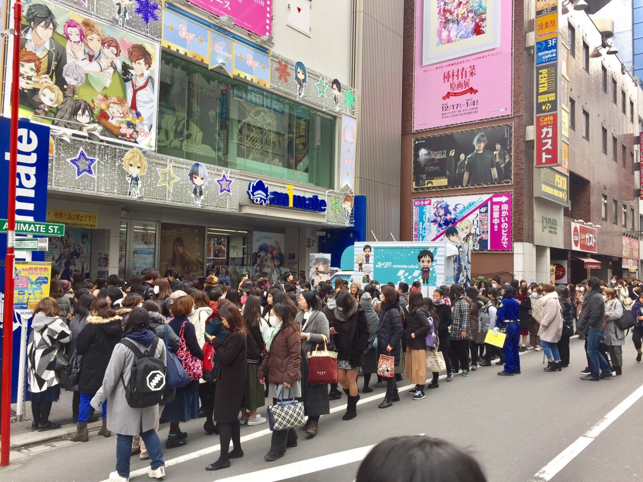 Images from the official Levi birthday celebration event at the Animate Store in