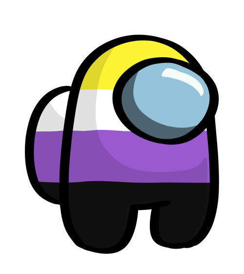 free-to-use nonbinary squishy crewmate! credit appreciated but not necessary requested by anonfeel f