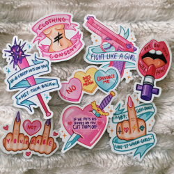 rosemoonbaby:  I got some hella cute stickers