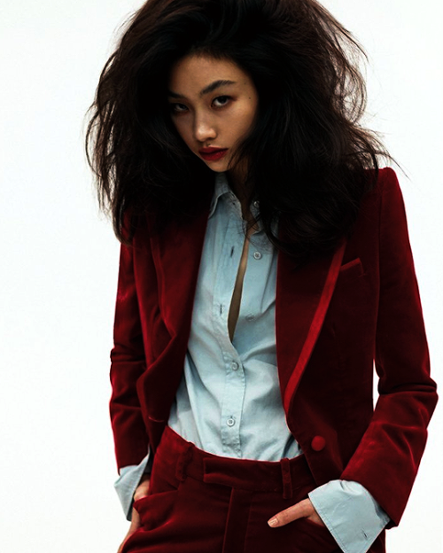 netflixdramas:Jung Ho Yeon photographed by Hyea W. Kang for Vogue Korea (Nov. 2021)