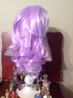 Can&rsquo;t wait to show it in action, new purple ponytail