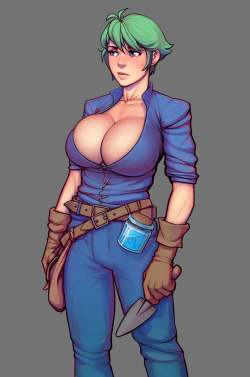 boobsgames:  The version of busty Krowly