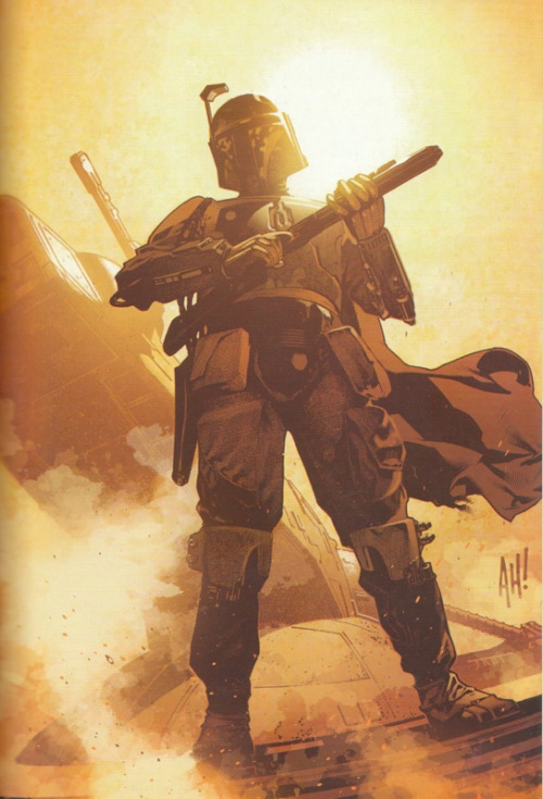 rockofeternity:Boba Fett: Overkill || Adam Hughes