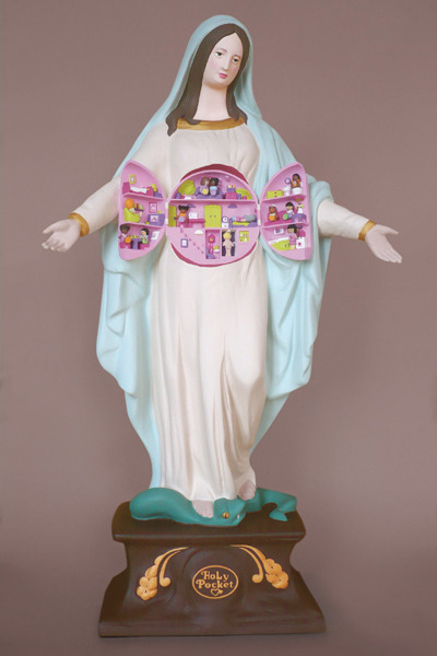 retroposhbling:  http://www.messynessychic.com/2013/02/22/the-virgin-mary-gets-an-unholy-makeover/ 