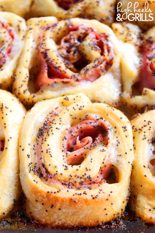 beautifulfood4u:  Baked Ham and Cheese Rollups  Here is where food lovers belong   