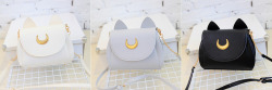 chii-bi:  Pocket Tokyo Sailor Moon Cat Bag (free