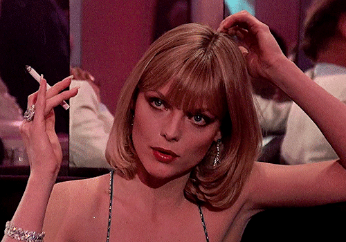 myellenficent:  Michelle Pfeiffer as Elvira in Scarface (1983)