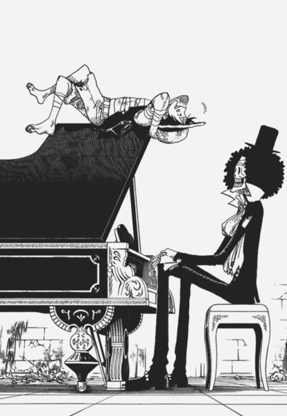 This Panel/scene Is My Favorite One Piece Moment Overall. It's When Luffy Is Talking With Brooke About