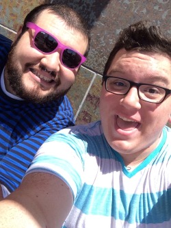 kabutocub:  thegiantpandabear:  Going to hang with beardedjoy AKA Kyle today!  Cuties!