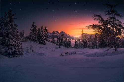 Winterlandschaft by Friedrich Beren