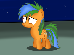 rainboompony:  ..m-mommy said it wouldn’t be safe for me to g-go all the way t-to ponyville to the midnight release alone, b-but i did it anyways! …s-she was mad at me for weeks and m-made me sleep without my n-nightlight but i-it was worth it. 