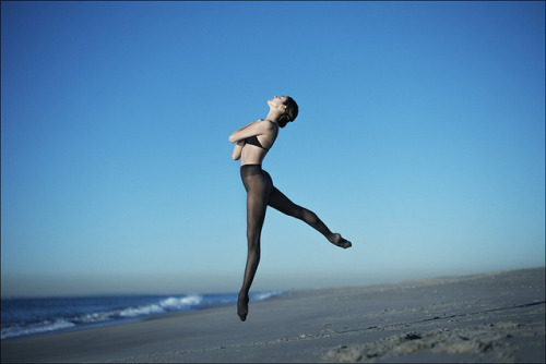 ballerinaproject: Brittany De Grofft - Fort Tilden Beach, New York City Follow the Ballerina Project
