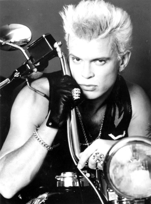 Billy Idol, 1989, photo by Albert Sanchez