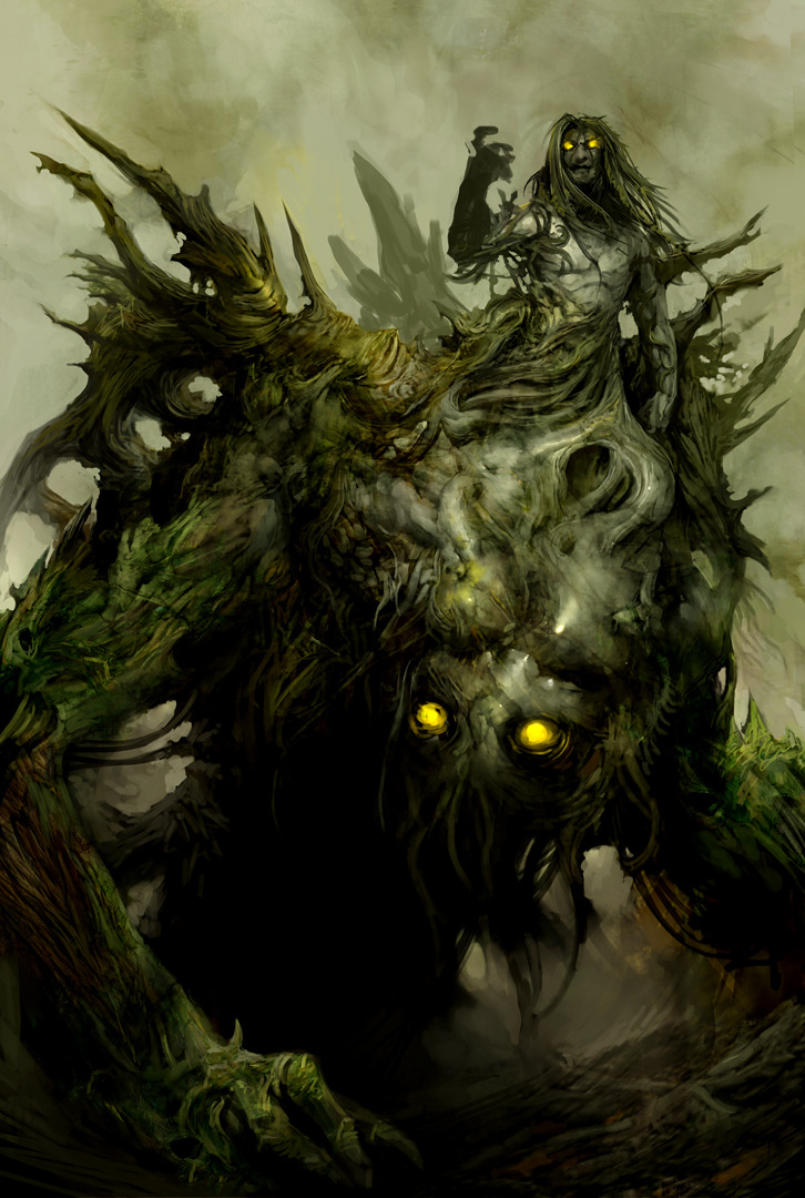 kekai-k:  kiriutar:  kekai-k:  Very early concepts of Evil Sylvari and various evil