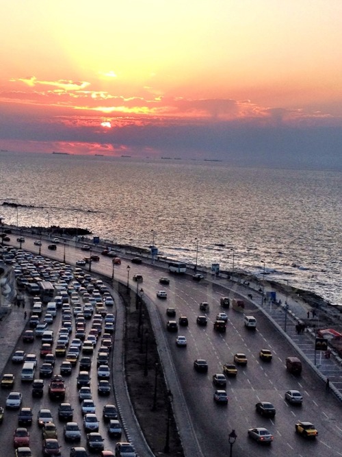 Traffic and Tranquility in Alexandria. Taken September, 2012.