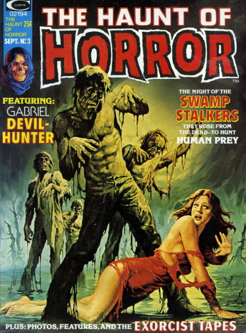 monsterman:  The Haunt of Horror (No.3, Sept 1974)Cover Art by Jad 