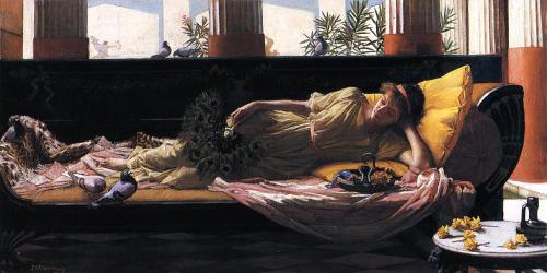 Dolce Far Niente by John William Waterhouse, 1880.