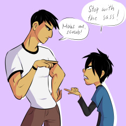 ohmarkimoo:  Hiro is not in the mood for your sass 