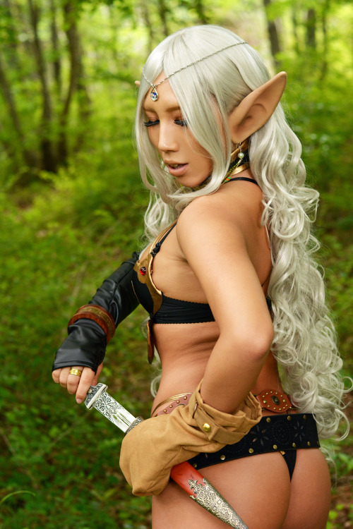Cosplay Girl Nonsummerjack (Dark Elf) (Eternal Darkness) 1-4