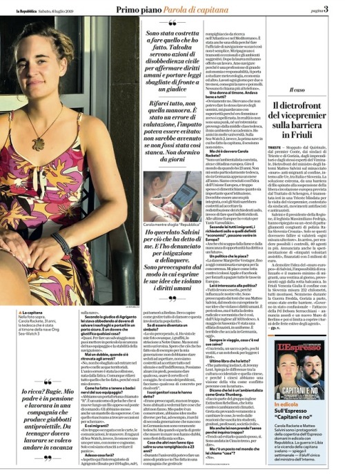 La Repubblica, 06 Luglio 2019