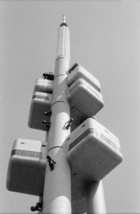 Žižkov Television Tower (Žižkovská televizní věž), Prague, Czech RepulicArchitect:&nbs