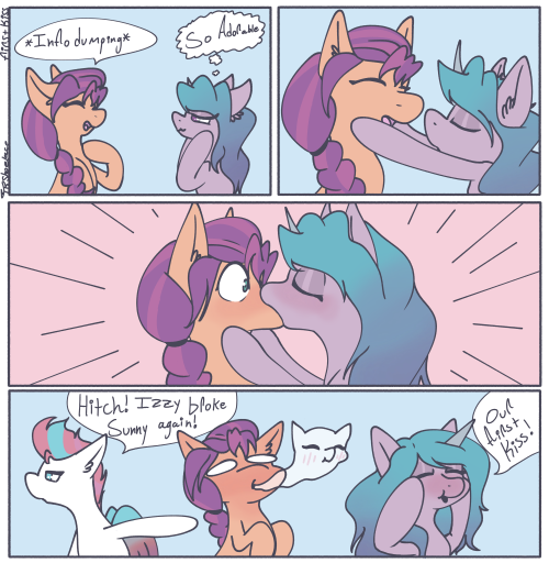 Izzy And Sunny's First Kiss For Requests As A Mini Comic If You Can