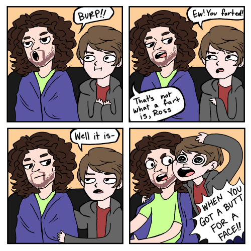 therandomninjakitty:Ross is my favorite grump