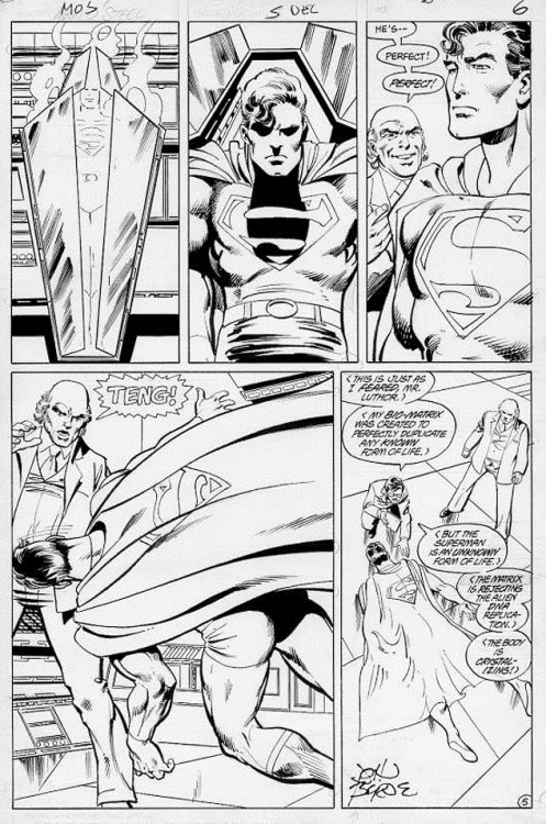 Man of Steel #5, page 5 by John Byrne &amp; Dick Giordano &amp; Tom Ziuko. 1986.