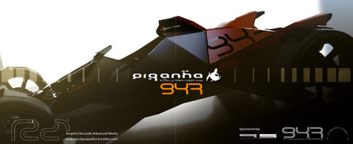 PIRANHA 947 CONCEPT TEASER  ||  THE DAWN Riccardo Angelini Design Works redpencilpropeller.tumblr.co