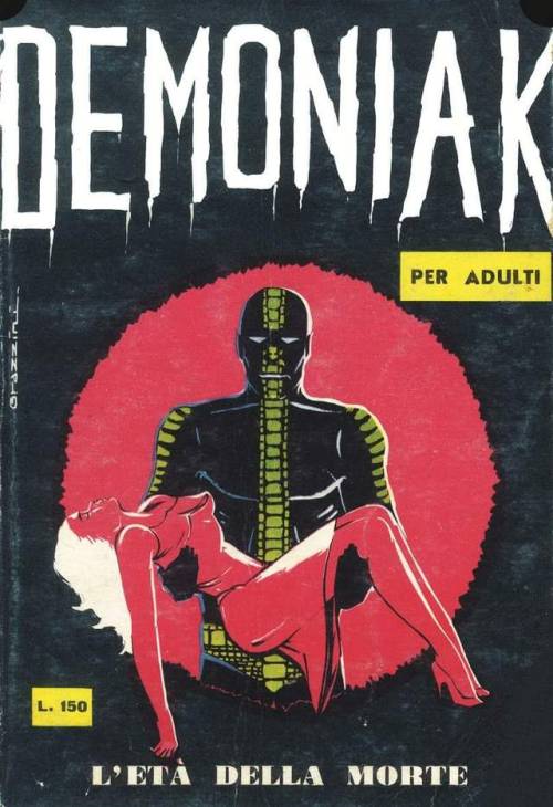 Demoniak (01) &ldquo;L'età della Morte&rdquo;, 1965(The age of the death)Italian Noir Comics