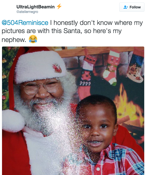 the-movemnt: Santa is real, black and lives in New Orleans. follow @the-movemnt 