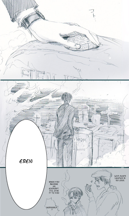 rivialle-heichou: 【エレリ漫画】コンスタンティンパロ by linco Translated by me -requested by perfectlyfake 