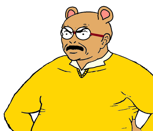 yofryman:  “Hey D.W., why doncha shut your friggin’ trap before I find a way to do it, heh heh!”