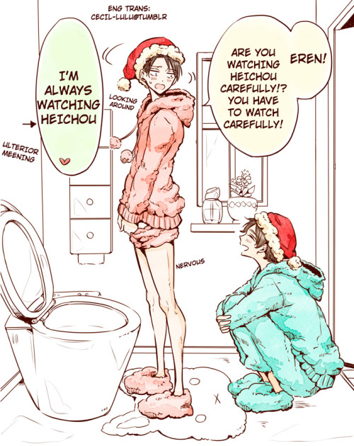 cecil-lulu:  Merry Christmas & Happy Birthday to Heichou!  artist みくも  chns trans 嘻嘻魚cccfish /  eng trans cecil-lulu 