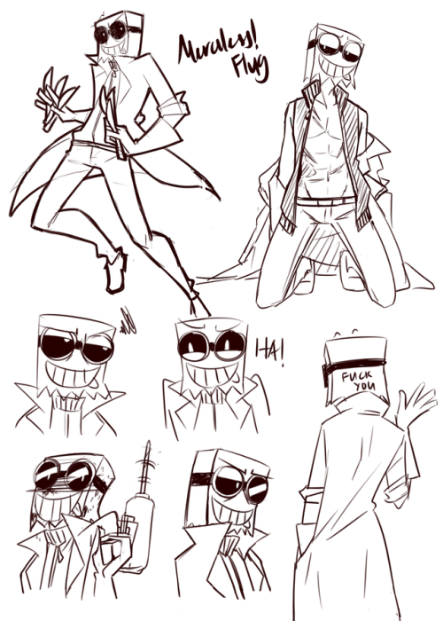 its-madpanda66: Merciless Flug Sketches here u go 