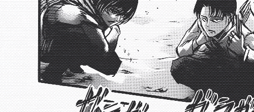becauseoppositesattract:  [SNK] Corporal Rivaille &amp; Mikasa Ackerman in Chapter