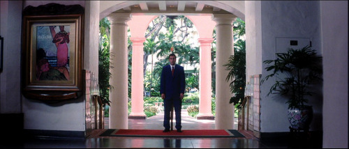 Stills from the 2002 movie Punch Drunk Love starring Adam Sandler. Music by Jon Brion. Cinemato