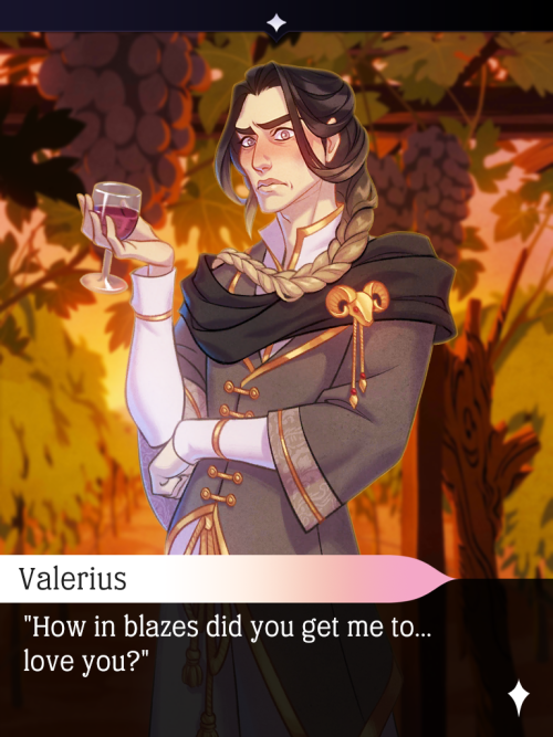 incorrectarcana: Inspired by @/thearcanafanfan’s video on their HC voice for Valerius. The aud