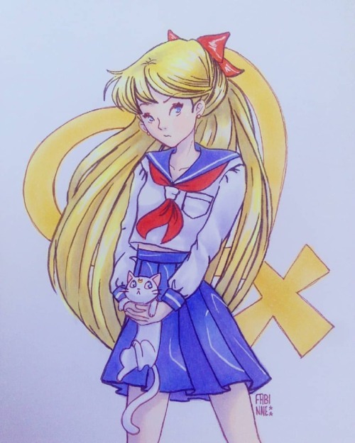 Creo que terminaré haciéndolas a todas #fanart #sailormoon #sailorvenus #minakoaino #f