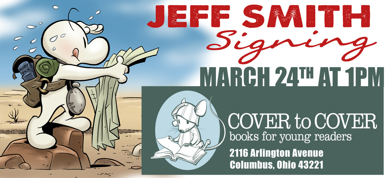 Today’s the day! Come see Jeff at Cover to Cover in Upper Arlington this afternoon at 1pm. Don’t miss out on this rare Ohio appearance!