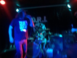 Only pic I got from last night, but DRI is too fucking good live. Had a killer time in the Thrash Zone with lots of PBR