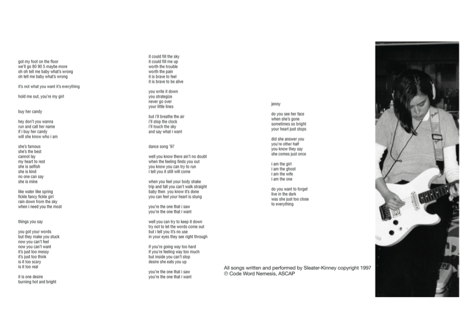 little&ndash;mouth: Sleater-Kinney, Dig Me Out, 1997