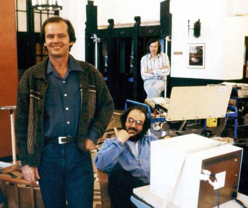 thefilmstage:  On the set of Stanley Kubrick’s The Shining, released 35 years ago today. Watch Vivian Kubrick’s making of documentary.Watch an analysis of the film’s themes.Watch a feature-length documentary on theories behind the film.See 50
