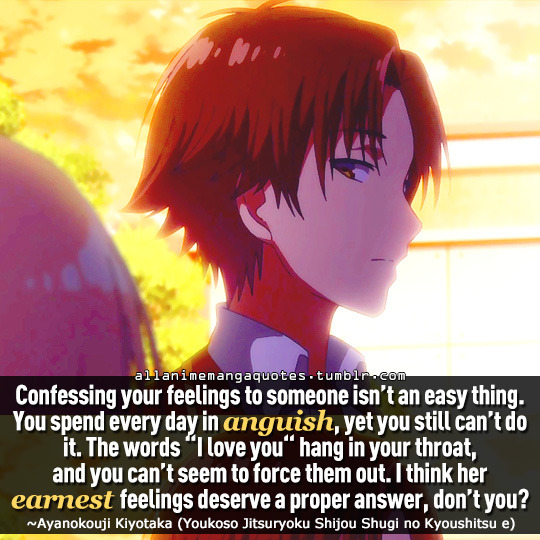 KIYOTAKA AYANOKOJI QUOTES –