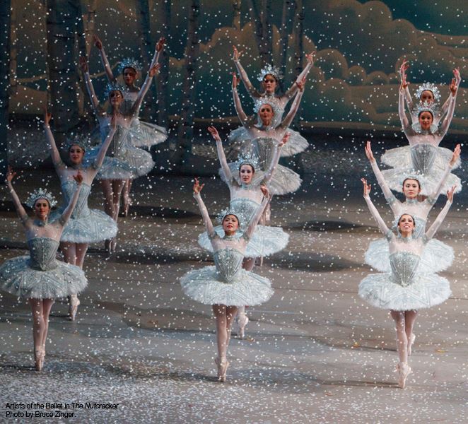 nationalballet:  #NutcrackerNumbers: 10 pounds of paper snow released in the snow