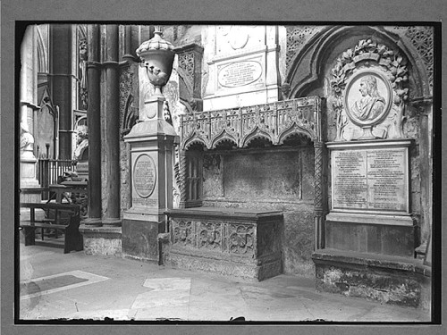 Tomb Of Geoffrey Chaucer  Westminster Abbey
