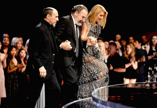 Claire Danes, F. Murray Abraham and Mandy Patinkin at the People’s Choice Awards.